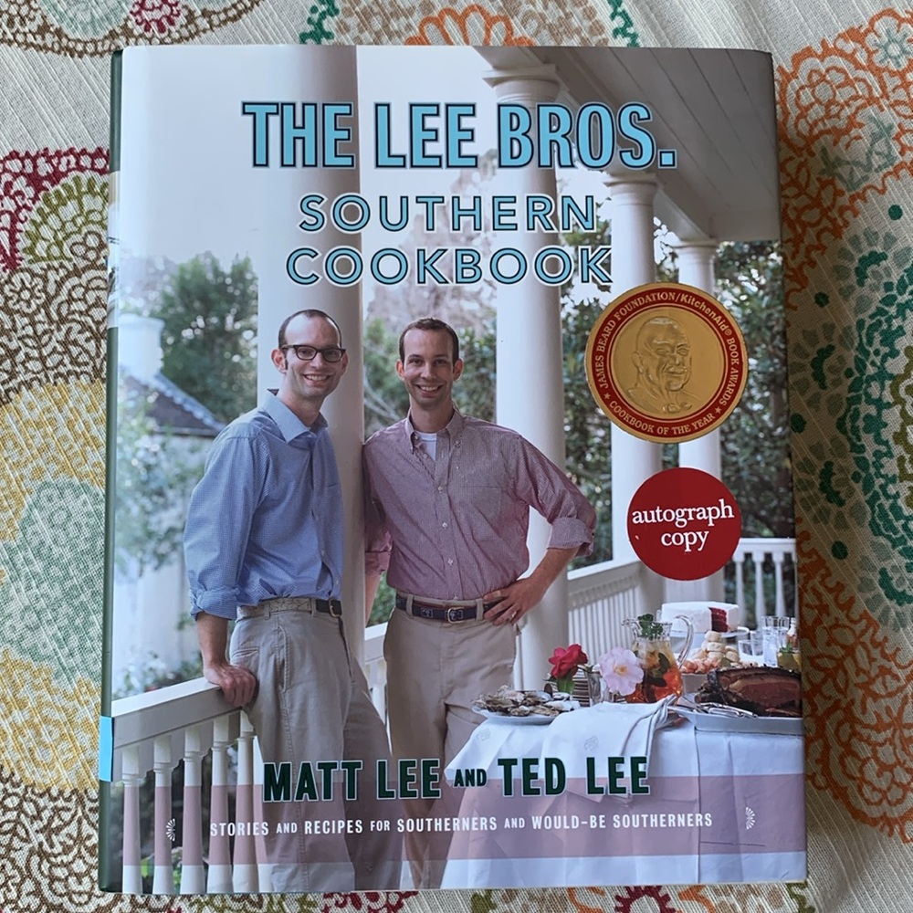 The Lee Bros. Southern Cookbook Autographed 1st Edition Hardback
